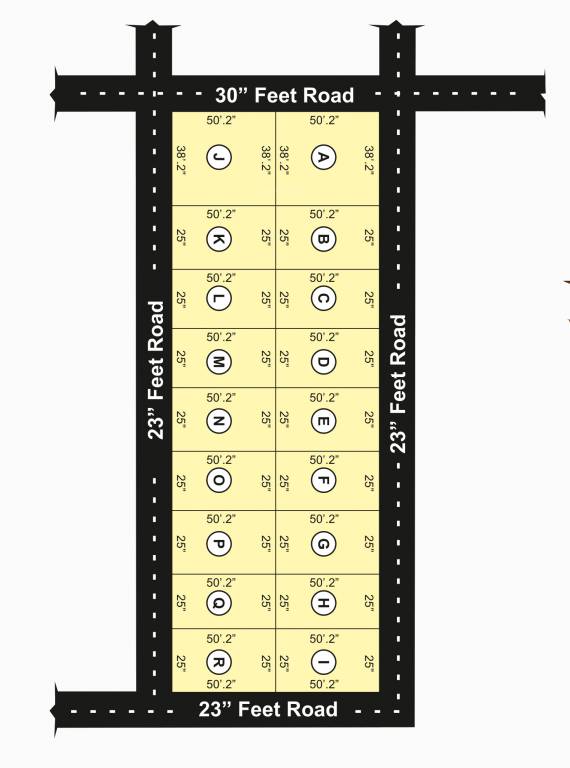  sri vyssnavi avenue Layout Plan