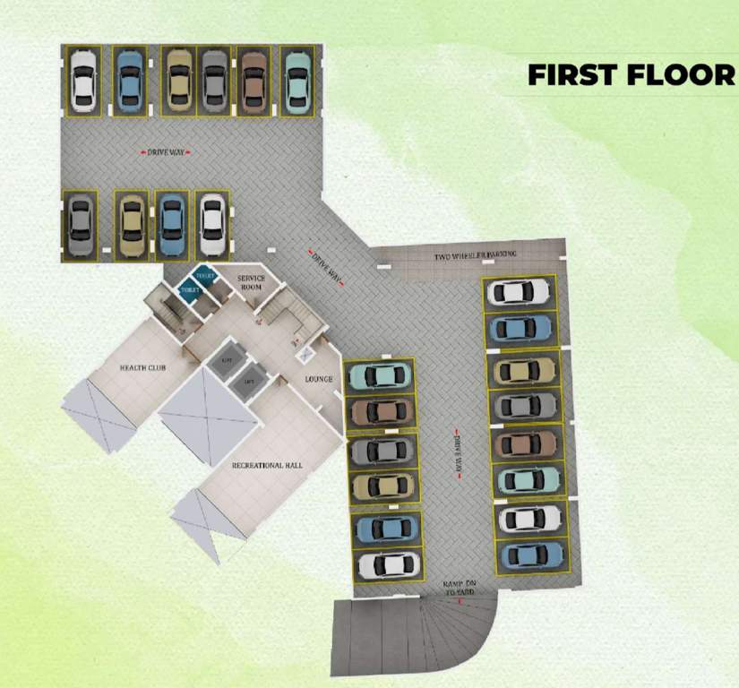  sunrise park Sunrise Park Cluster Plan for 1st Floor