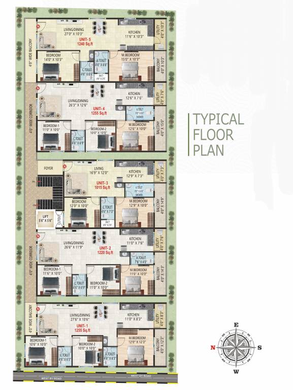  ab daffodils AB Daffodils Cluster Plan for Typical Floor