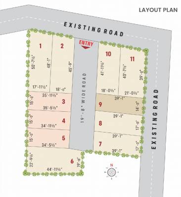  krushna-kunj-residency Layout Plan