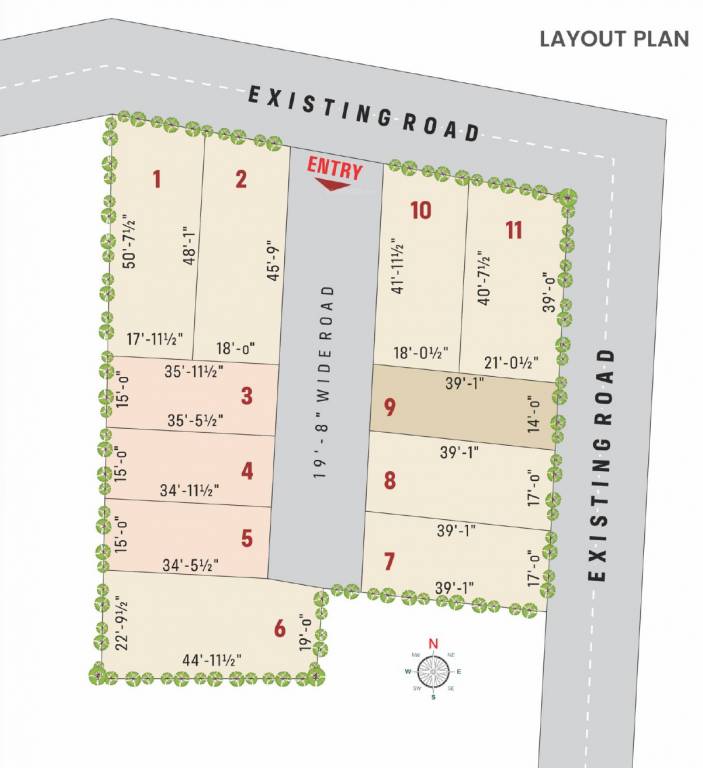  krushna kunj residency Layout Plan
