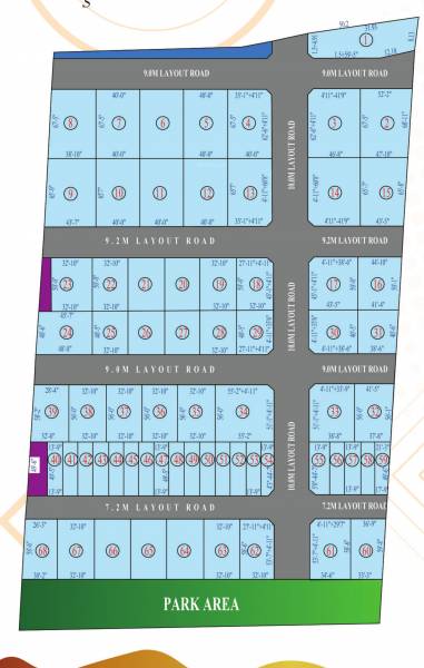Layout Plan amman-aishwaryam-garden Layout Plan