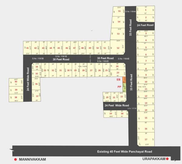  pothigai-garden Layout Plan