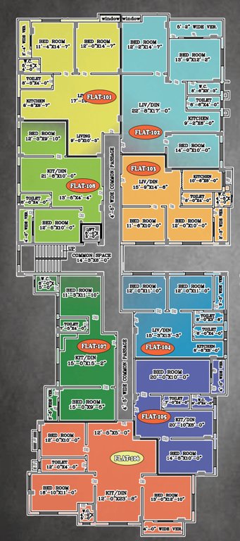  orly recidency Orly Recidency Cluster Plan from 2nd to 4th Floor
