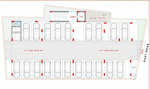  avigna-residency Avigna Residency Cluster Plan for ground Floor
