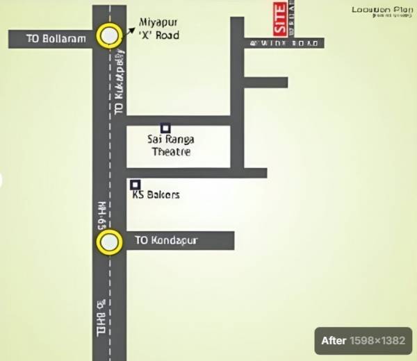  goutham-residency Location Plan