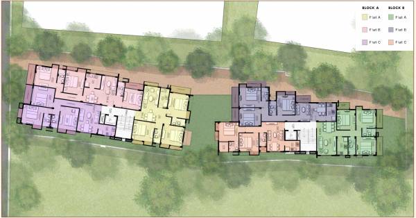  chobighar Block A Cluster Plan