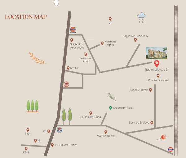  rashmi-lifestyle-ii Location Plan