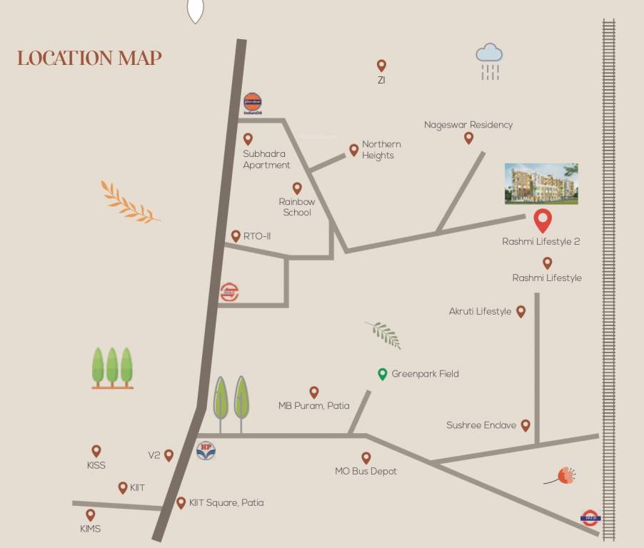  rashmi lifestyle ii Location Plan