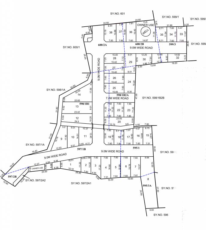  fortune field Layout Plan