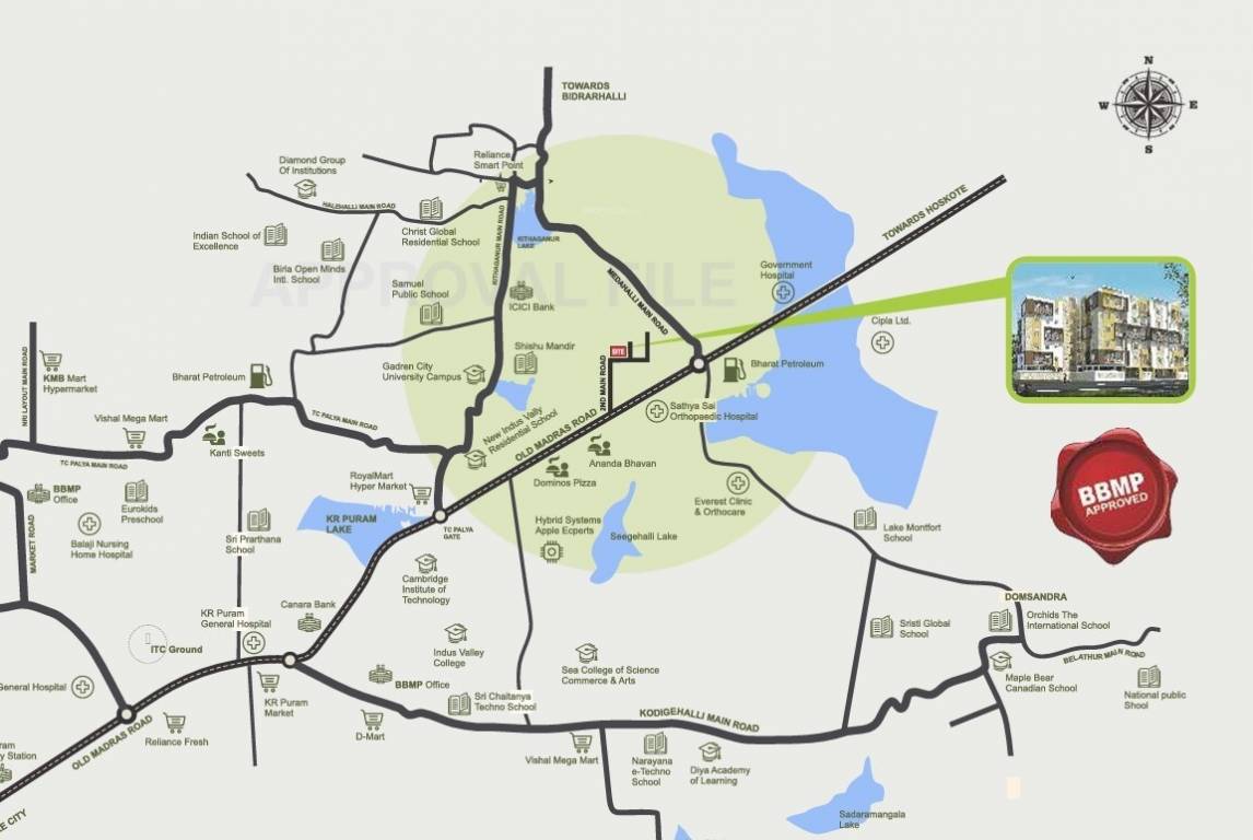  durga nivas Location Plan