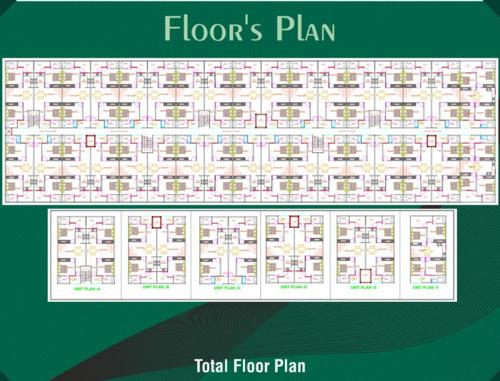  shri-braj-rani-appartment Shri Braj Rani Appartment Tower 1 Cluster Plan from ground to 3rd Floor