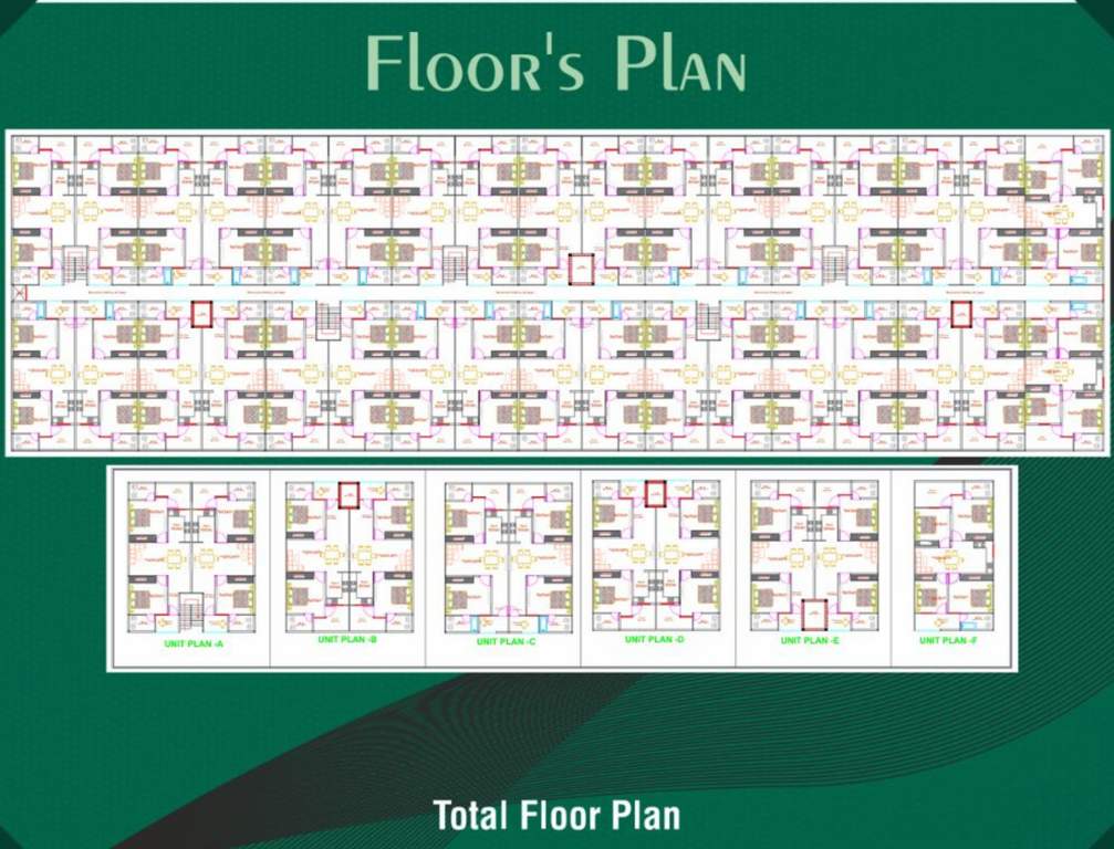 shri braj rani appartment Shri Braj Rani Appartment Tower 1 Cluster Plan from ground to 3rd Floor