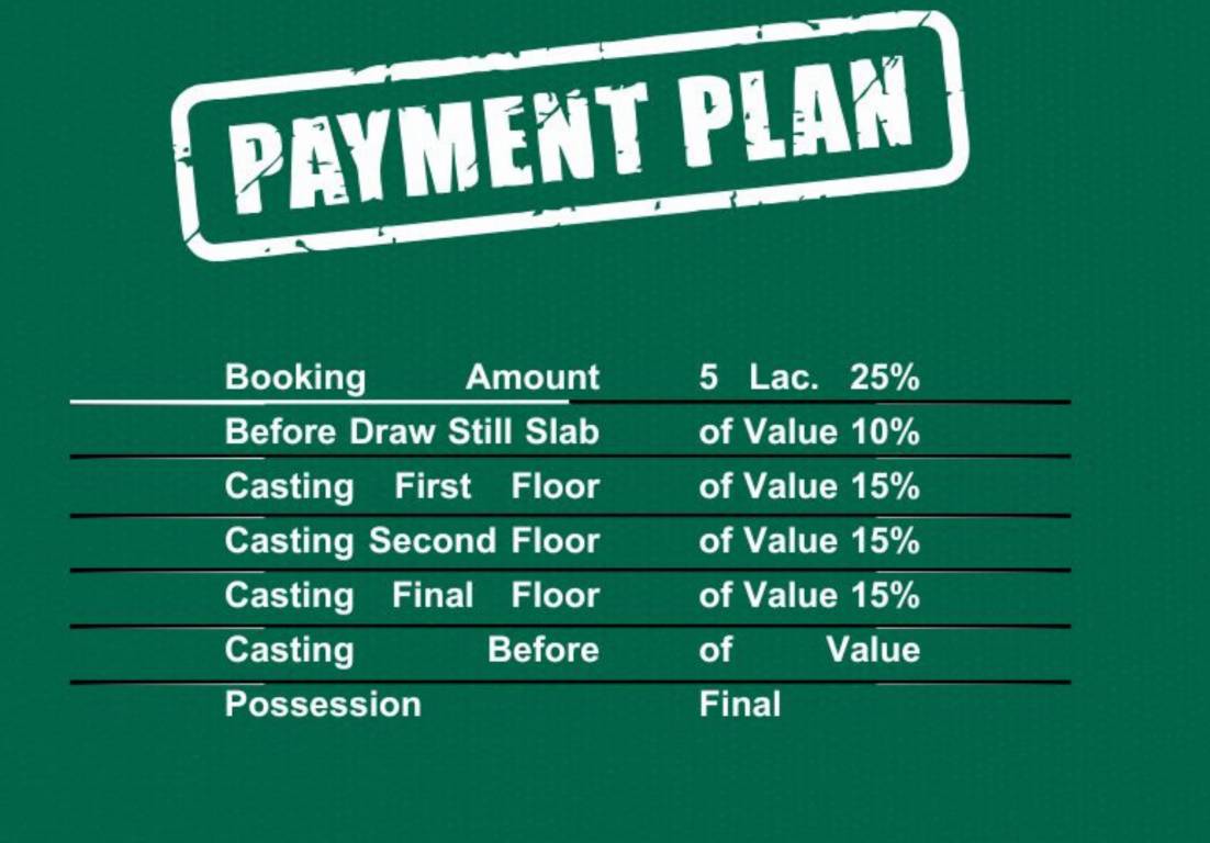 shri-braj-rani-appartment Construction Linked Payment (CLP) Payment Plan