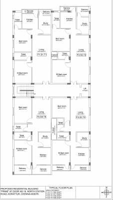  prime Prime Cluster Plan from 1st to 3rd Floor
