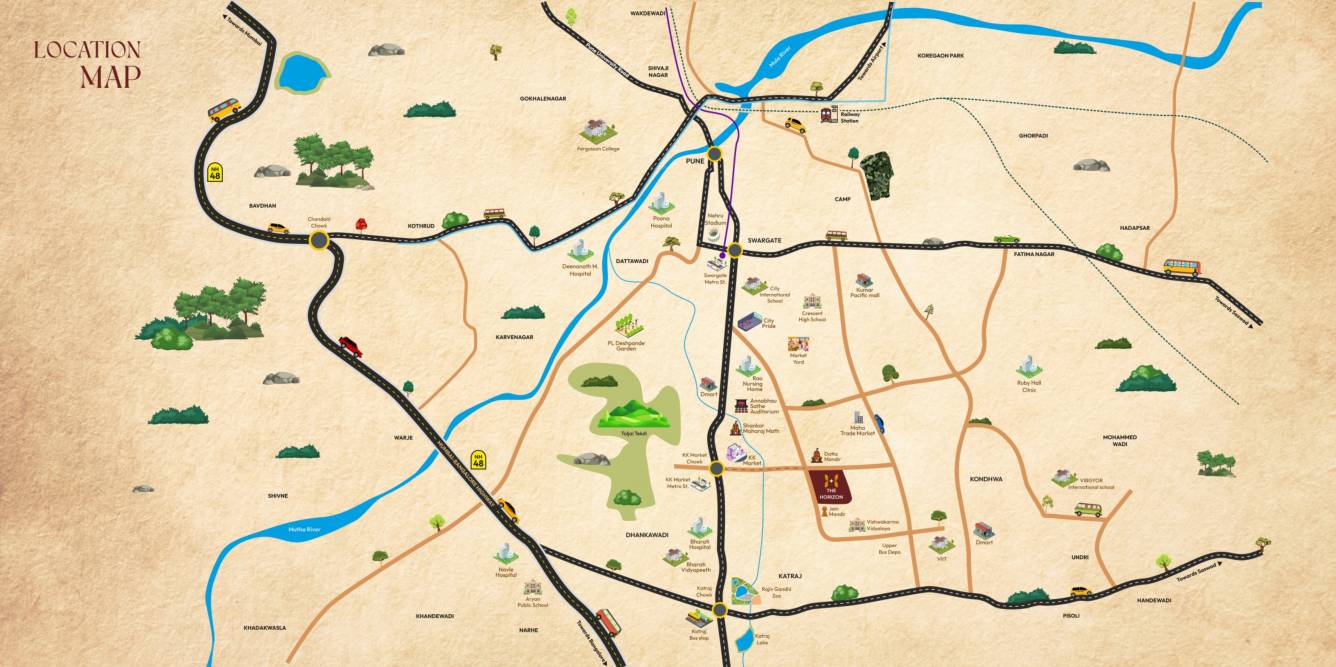  the horizon Location Plan