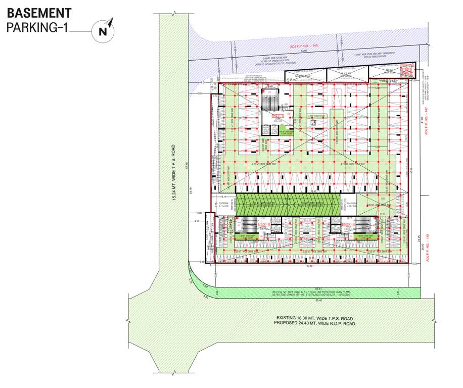  umasut skyarise Block A, B Cluster Plan for Besmenat Floor