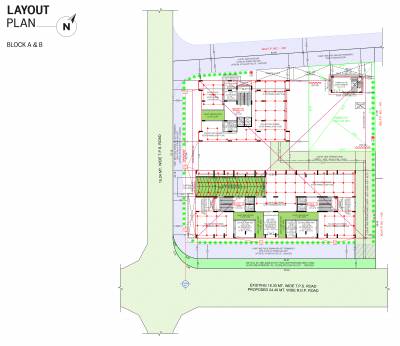  umasut-skyarise Block A, B Cluster Plan for Layout Floor