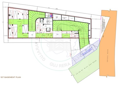  panorama-heights Panorama Heights Cluster Plan for Basement 1 Floor