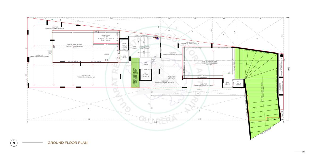  panorama heights Panorama Heights Cluster Plan for ground Floor