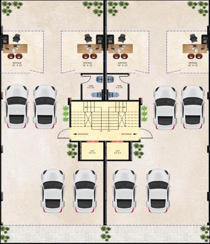  cbs-exclusive-floors CBS Exclusive Floors Cluster Plan for ground Floor