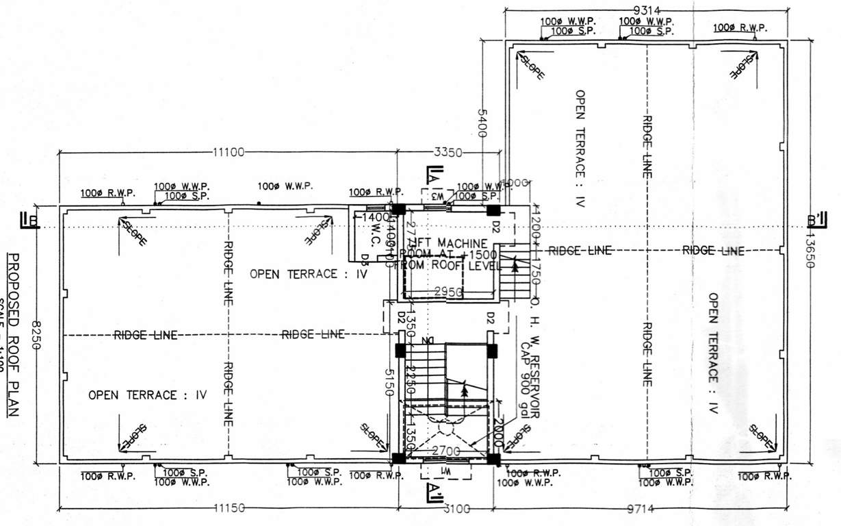  satyam apartment Satyam Apartment Cluster Plan for Terrace Floor