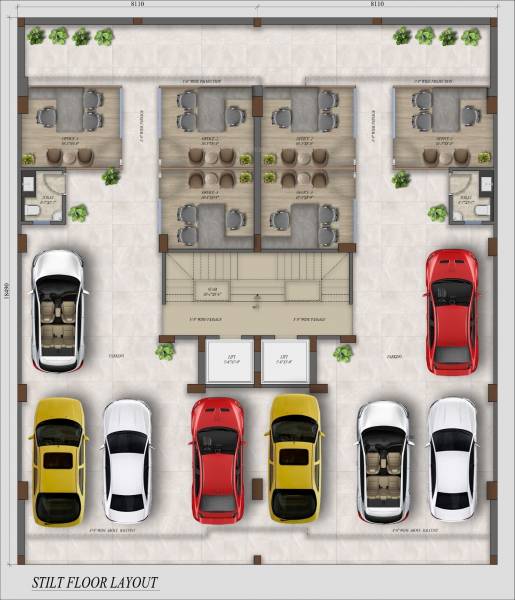  luxury-floor-63a Layout Plan
