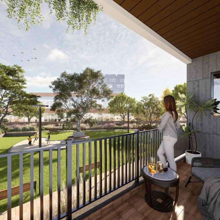  luxury floor 63a Balcony