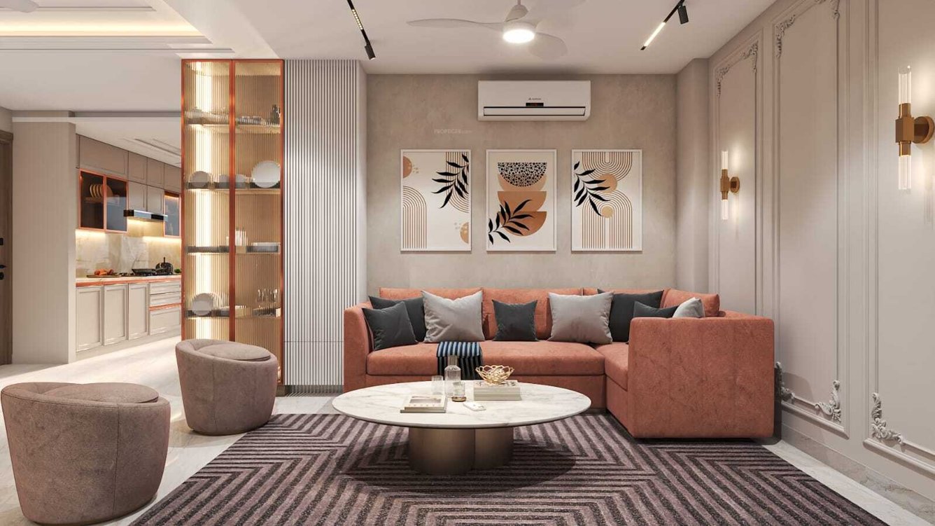  luxury floor 63a Living Area