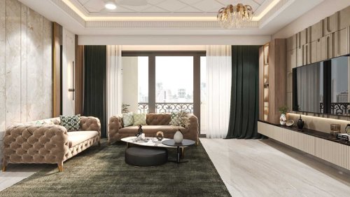  luxury-floor-63a Living Area