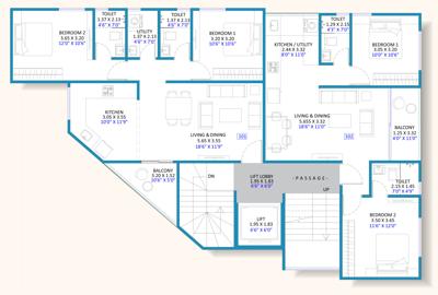  pratibha-sadan Pratibha Sadan Cluster Plan for 1st Floor