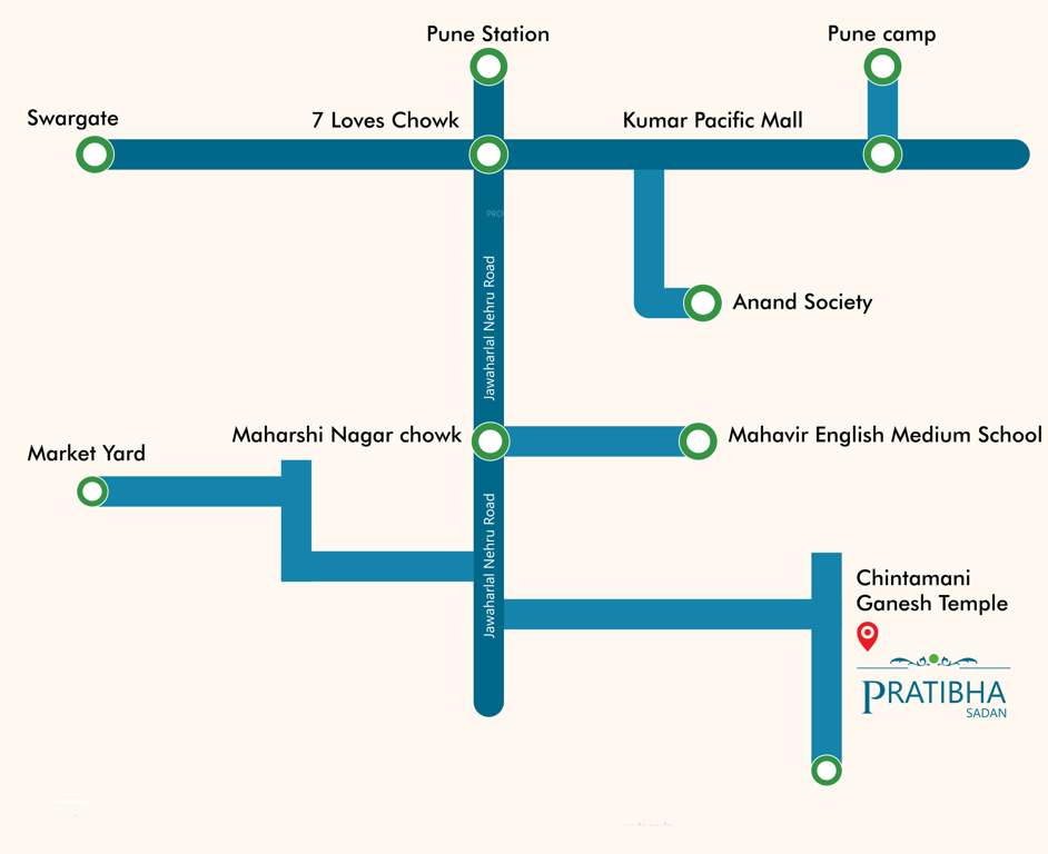  pratibha sadan Location Plan