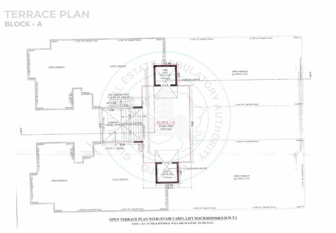  apple green iii BLOCK A Cluster Plan open Terrace
