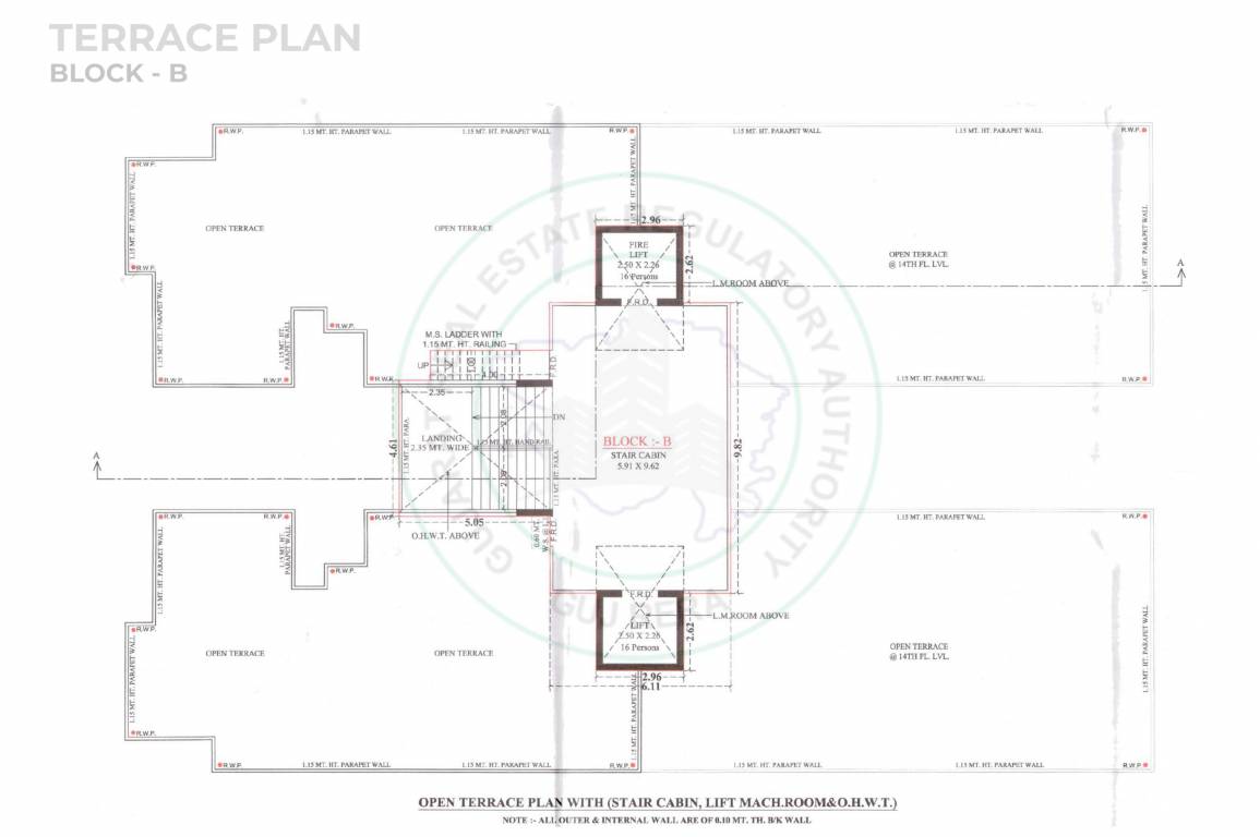  apple green iii BLOCK B Cluster Plan Open Terrace