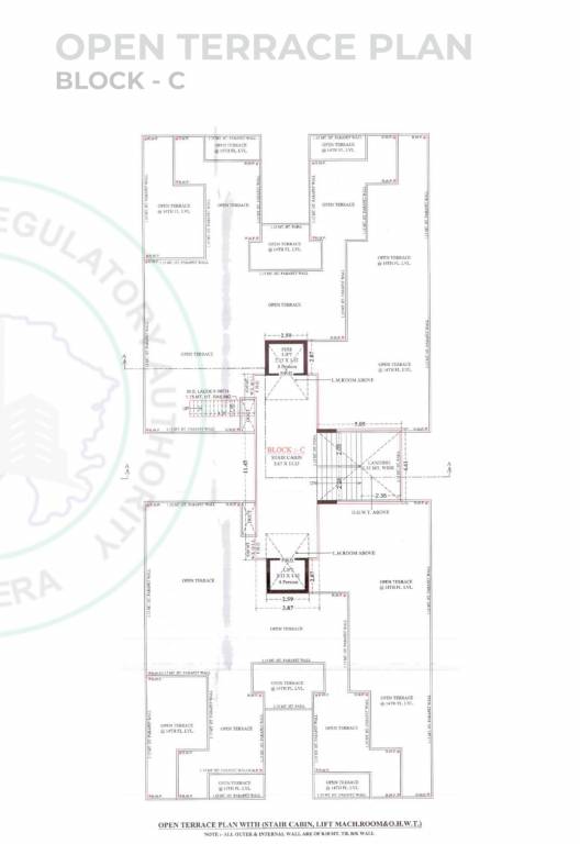  apple green iii BLOCK C Cluster Plan Open Terrace