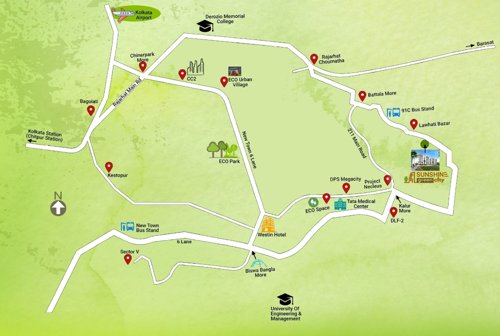  sunshine-green-city-phase-iv Location Plan