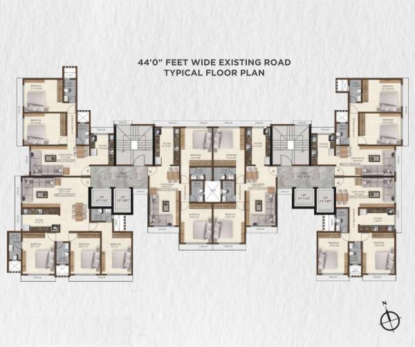 daulatrao-desai-nagar-chsl Wing A-B Cluster Plan