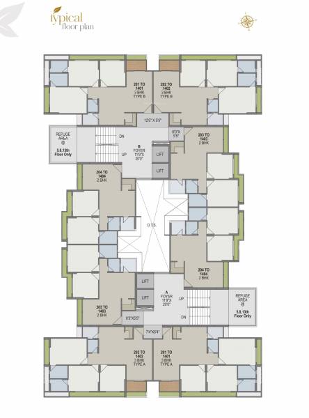  kalash-height Block A Cluster Plan