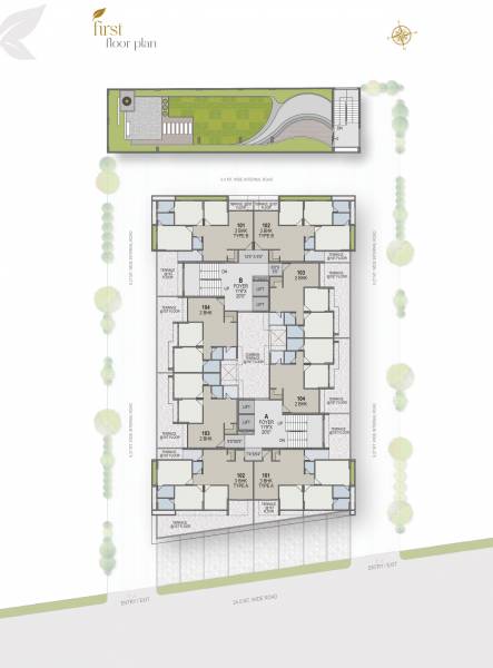  kalash-height Block A Cluster Plan