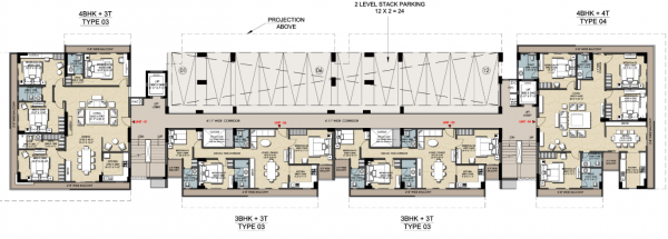  elite Elite Cluster Plan for 1st Floor