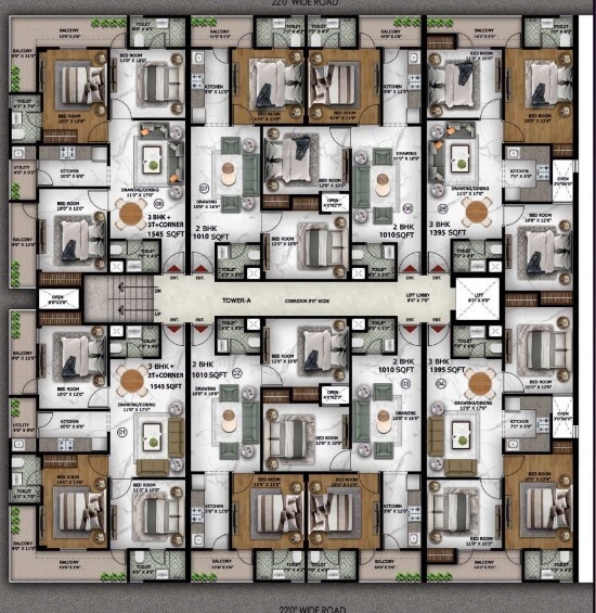  vihaan-107 Tower A Cluster Plan