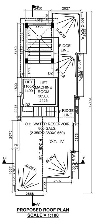  sai krishna apartment Sai Krishna Apartment Cluster Plan for Terrace Floor