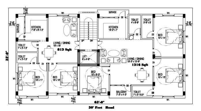  udhayam nagar extension Akshayam Udhayam Nagar Extension Cluster Plan for Typical Floor