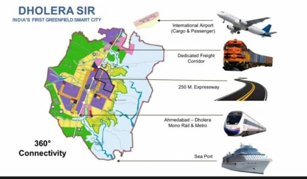  residential-plot-in-dholera-smart-city Location Plan