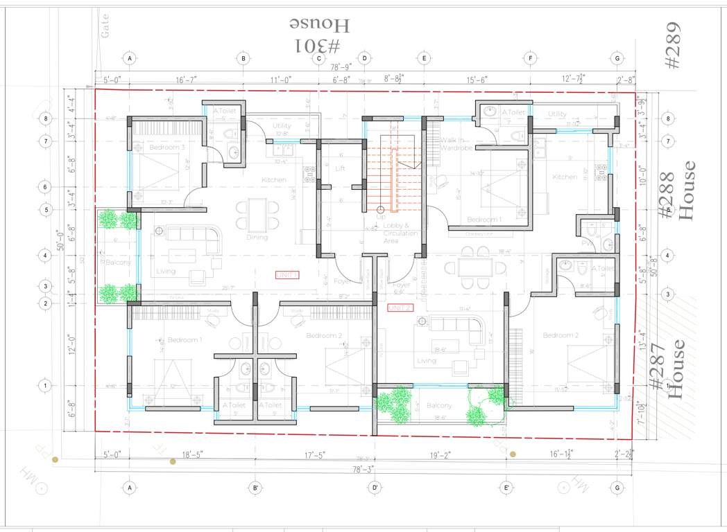  koramangal homes Svasti Koramangal Homes Cluster Plan for Typical Floor
