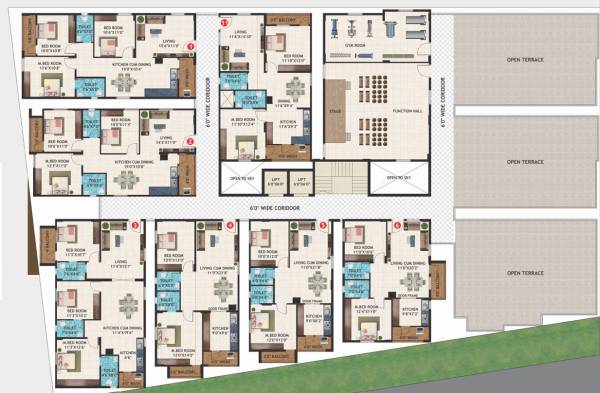  enclave Enclave Terrace Cluster Plan