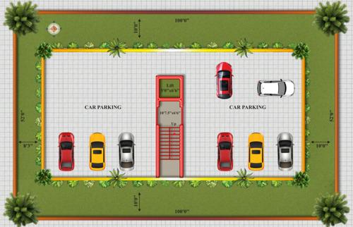  ambica-apartments Ambica apartments Cluster Plan for ground Floor