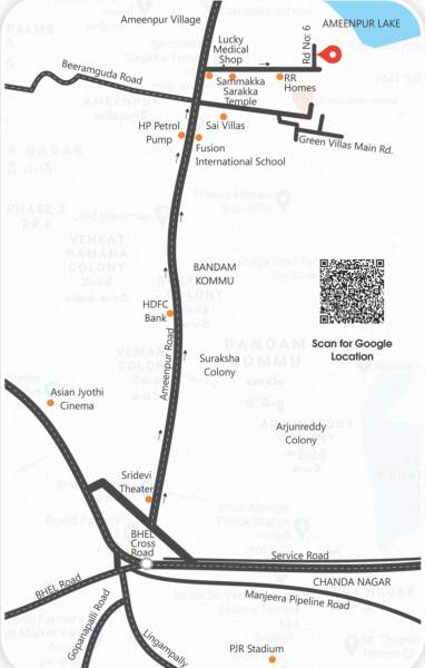  nandanavanam Location Plan