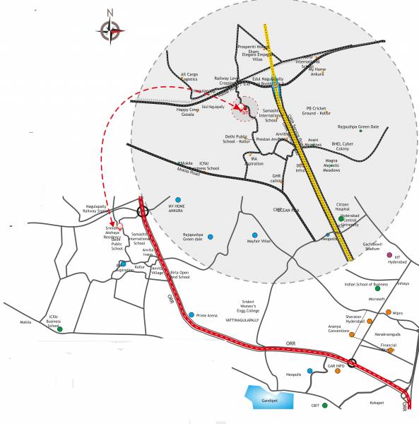  akshaya-residency Location Plan