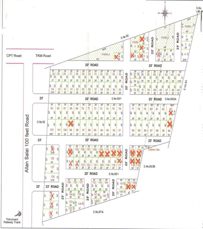  sri manav nagar Layout Plan